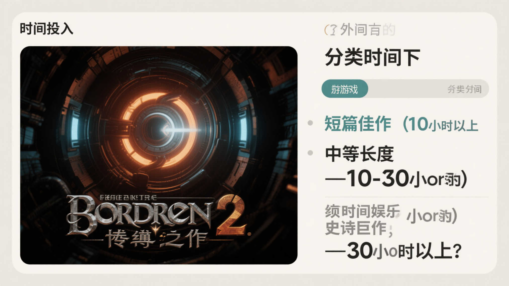 “Steam游戏库分类技巧分享!你的游戏是如何整理的?” 外网还有位网友分享了他的“时间投入”分類